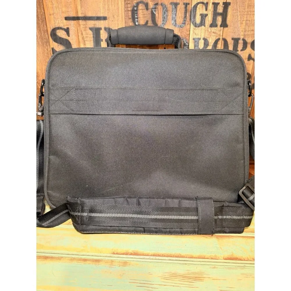 Black Kensington Laptop Briefcase Apple Logo Shoulder Strap